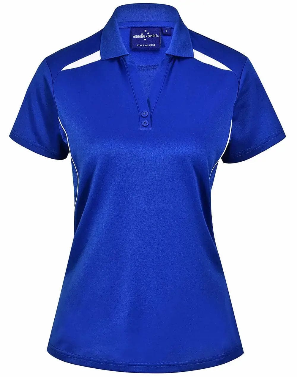Winning Spirit Women's Sustainable Poly-Cotton Contrast Polo PS94